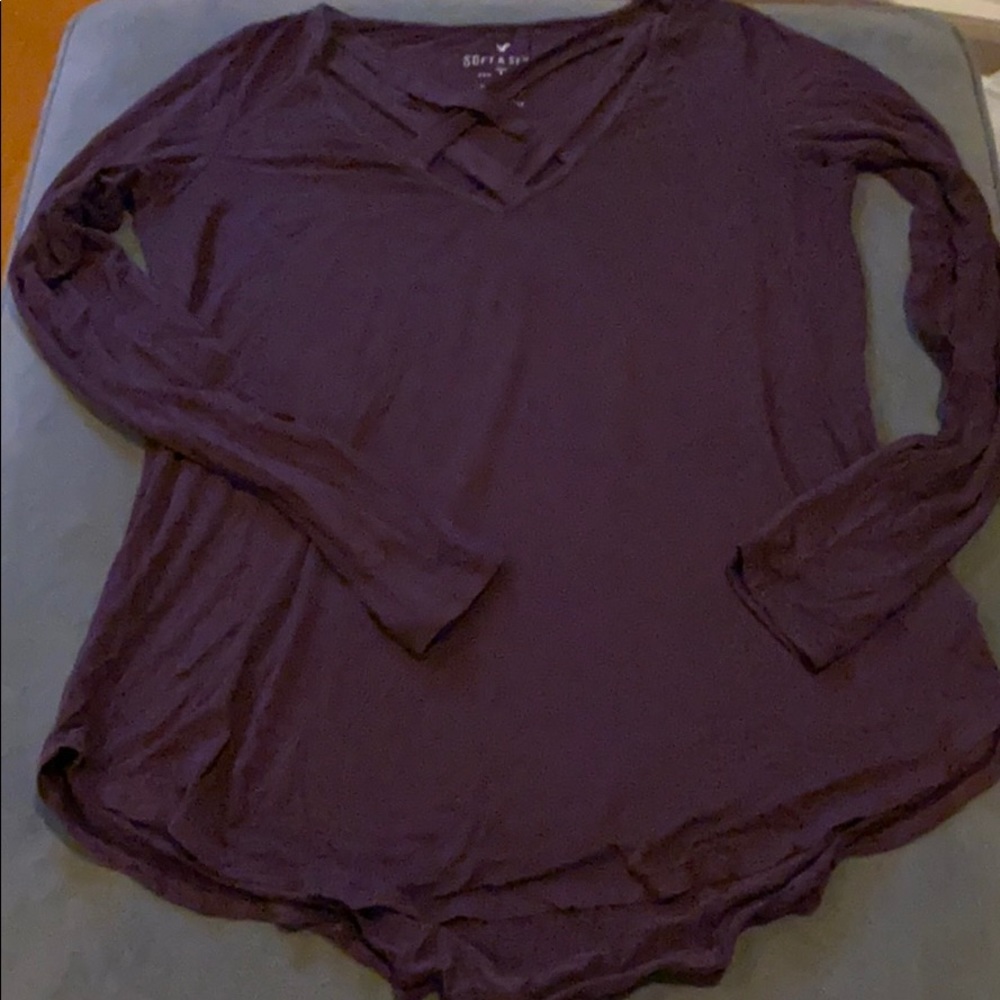 AE woman’s soft long sleeve t shirt